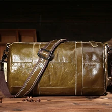 Для женщин масло воск натуральная кожа слинг мессенджер плеча Tote портфель сумки винтажные мужские деловые повседневные сумки через плечо