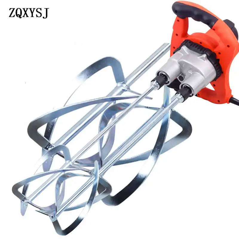 Pneumatic Paint Mixer 5 Gallon Handheld Explosion Proof Hand Construct Tools For Concrete Color