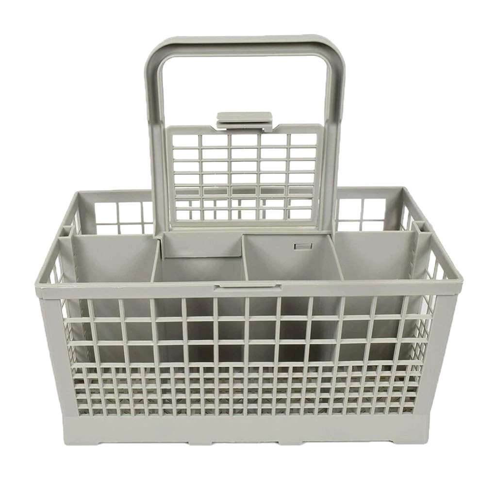 8 Slot Dishwasher Cutlery Basket Cage Spoon Rack Universal with Handle Lid for Kitchen Hotel 8 Slot Dishwasher Cutlery Basket Cage Spoon Rack Universal with Handle Lid for Kitchen Hotel