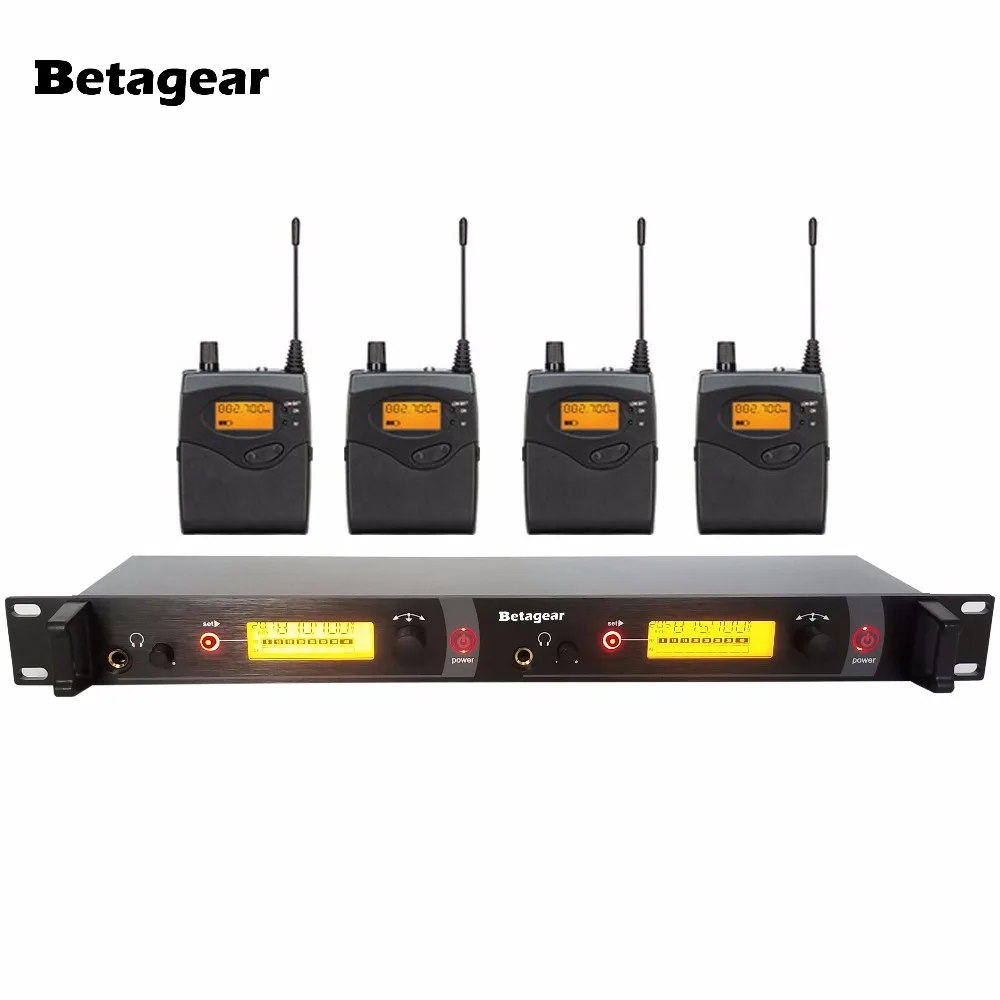 Система ушного мониторинга Betagear s 4 приемник IEM SR2050 беспроводная система УВЧ