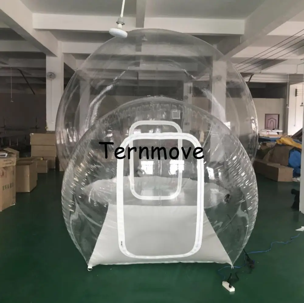 110/220 В наружная надувная палатка с пузырьками для кемпинга, большая самодельная купольная кемпинговая кабина, домик с воздушными пузырьками, прозрачная палатка