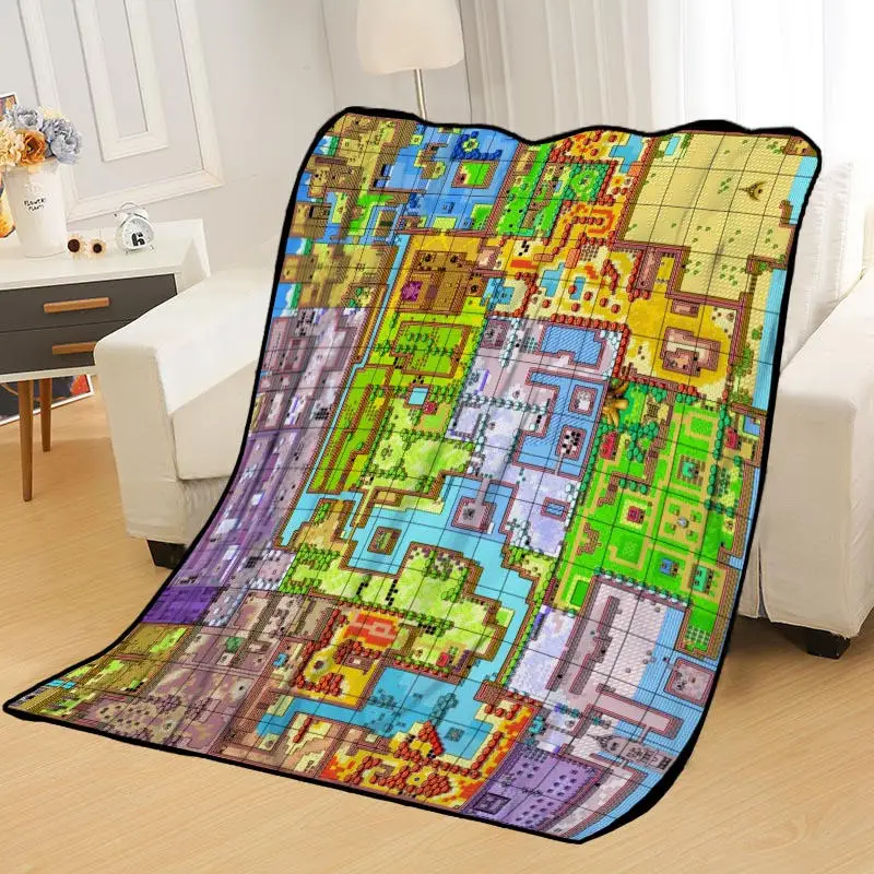 Новое поступление Legend of Zelda одеяло s печать мягкий сон одеяло на дом/диван/офис портативный дорожный Чехол одеяло - Цвет: Blanket 2