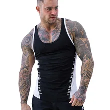 Спортивные майки мужские s Нижнее белье спортивная одежда Лоскутная Бодибилдинг мужские фитнес упражнения одежда жилет без рукавов
