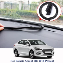 Приборной панели автомобиля уплотнительные прокладки для Hyundai Solaris Accent HC IX25 IX35 I30 IX45 Verna автомобильный резиновый уплотнитель ленты аксессуары для интерьера