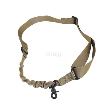 

New Nylon Adjustable Multi function Tactical Hunting Accessories Single Point Bungee Rifle Sling Airsoft Strap System Sling