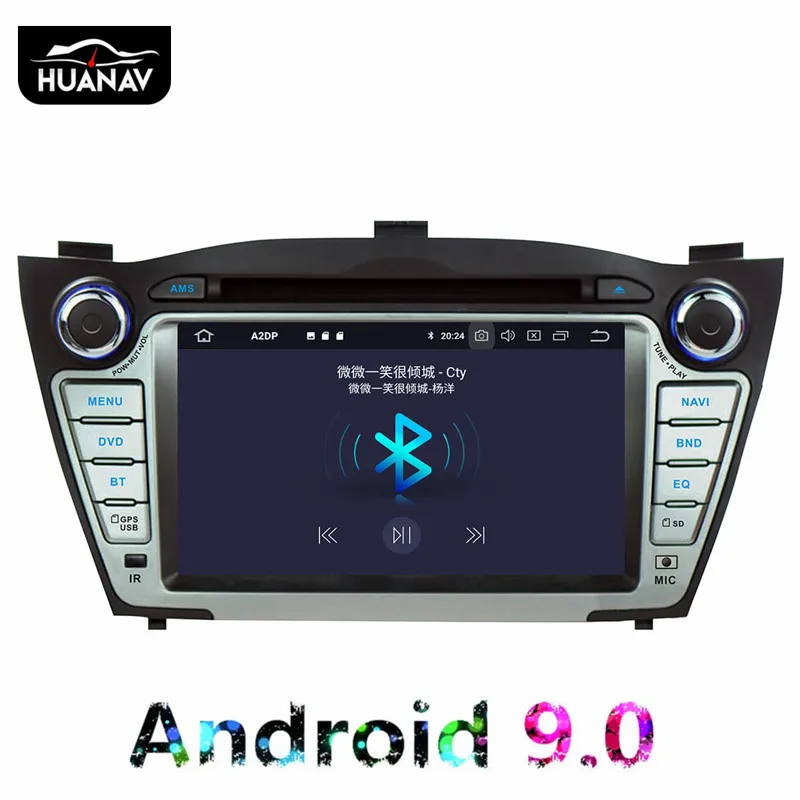 Cheap Android 9.0 Car DVD player GPS navigation for Hyundai IX35 Tucson 2009-2015 Car radio player multimedia Auto stereo headunit Nav 4