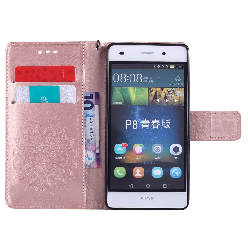 Tsimak Flip Leather Case For Huawei P8 P10 P20 P30 Lite Pro ALE-L21 Wallet Case Card Phone Cover Coque Capa