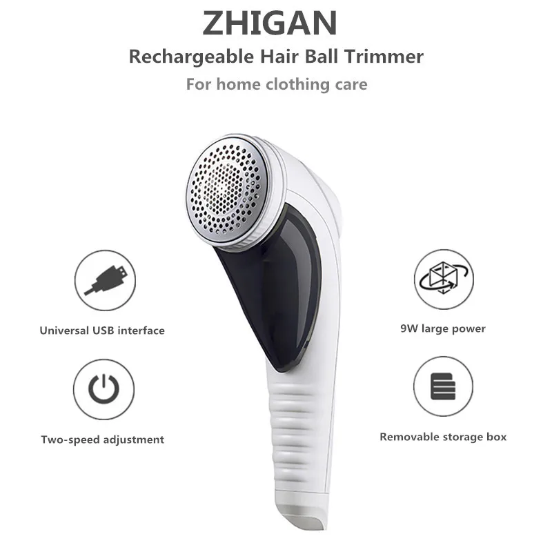 

ZHIGAN M17 Electric Fabric Lint Remover Rechargeable Curtains Carpets Clothes Pilling Machine Fabric Razor Hair Ball Trimmer new