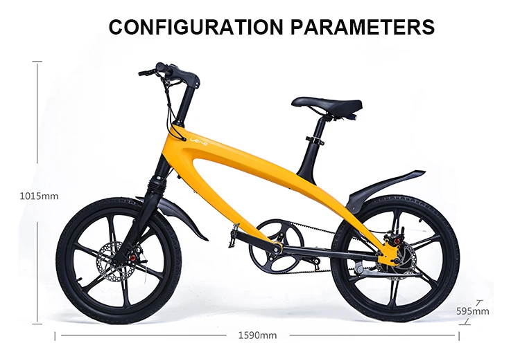 Excellent 20inch electric bike S1 smart small electric bicycle 36V lithium pedal power cycling city battery scooter pas range 50km ebike 1