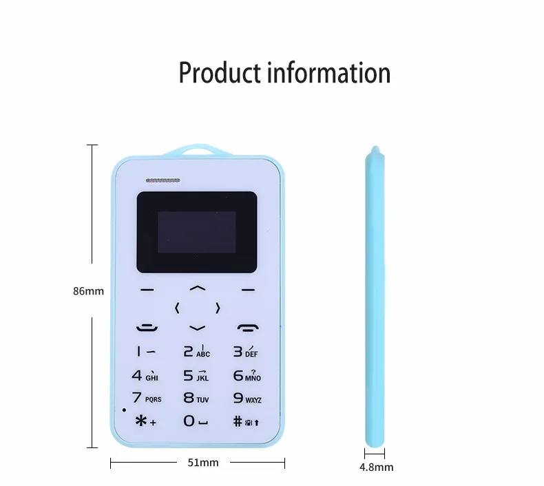 AEKU C6 мини телефон для экстренной помощи с резервным бумажником мобильный телефон ультратонкий Студенческая версия Bluetooth Dialer PK M5