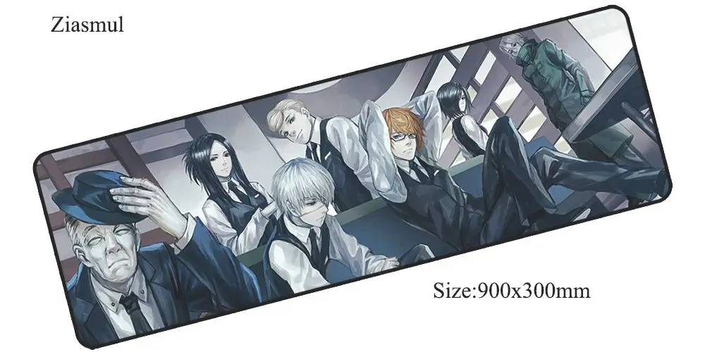 Ziasmul одежда с надписью «Tokyo Ghoul коврик для мыши 900x300x3 мм коврик мышь Notbook коврик для компьютерной очаровательны игровой коврик геймер клавиатура Коврик для мыши - Цвет: Size 900x300x3mm