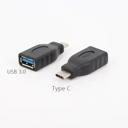 OTG адаптер Тип usb-C штекерным USB-A Женский конвертер Тип C USB для Macbook samsung S8 Nexus 5 х 6 P Oneplus 3 2