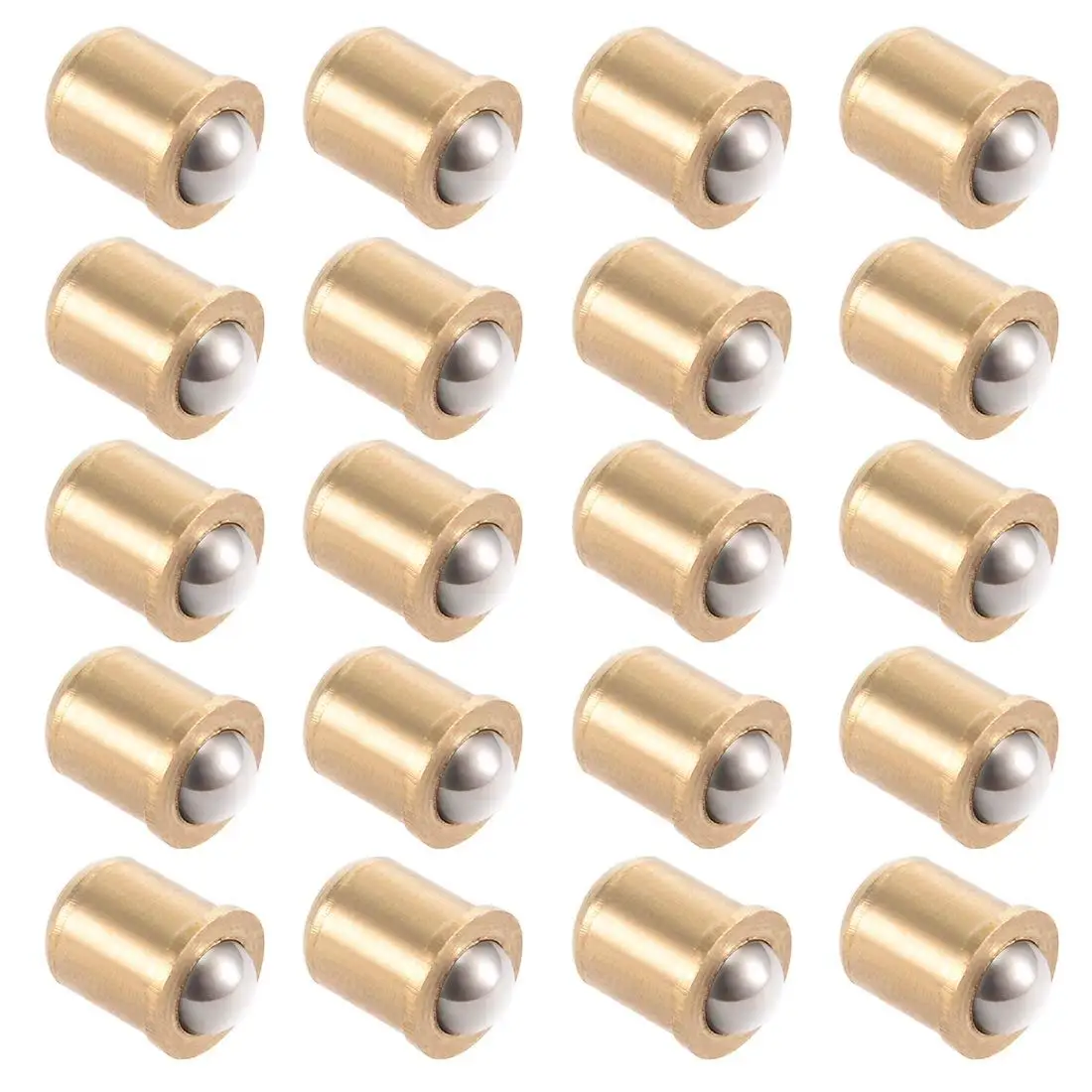20pcs 5mm Ball Dia Brass Electroplating Door Cabinet Ball Catch Latch Closures Locked Bead Door Touch touch Marble