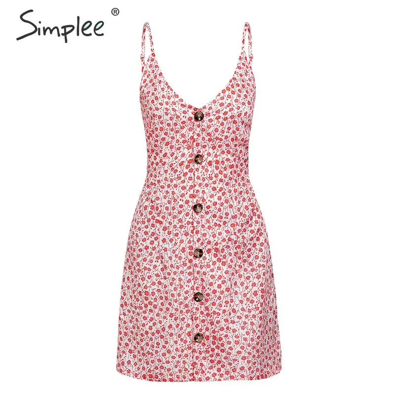 Pink Летний женский сарафан Simplee, А-силуэта, элегантное праздничное женское платье с открытой спиной, большого размера с V-образным вырезом, бантом, бретелями-спагетти - Цвет: Pink