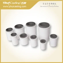 В общей сложности 20 блоков весом более 2 кг кварцевые графитовый плавильный тигель для F2, плавильных печах для плавления нержавеющей стали с высоким содержанием чистого цвета: золотистый, серебристый машина