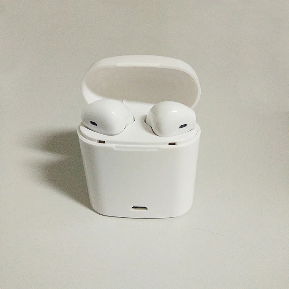 Hot i7 TWS Twins Wireless Earphone Mini Bluetooth v4.2 Earbuds Stereo Headset For Iphone X 8 8 PLUS 7 plus 7 6s 6 plus Galaxy S8 (12)