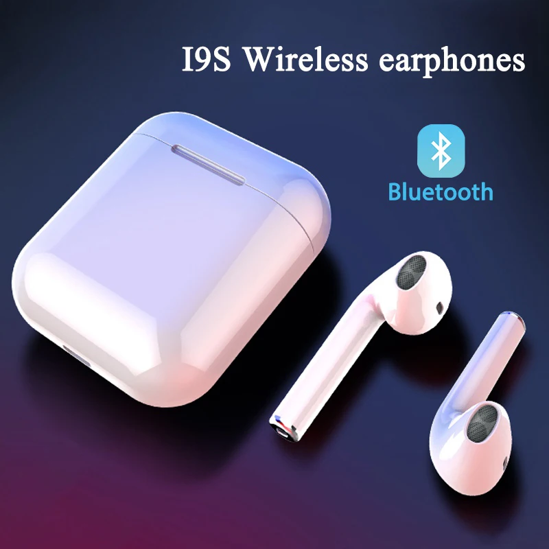 

I9S TWS Wireless Bluetooth Earphones Portable 5.0 Bluetooth Headset Invisible Sport Headphone Earbud For All Smart Phone