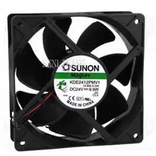 Sunon KDE2412PMV1 DC 24 V 9,9 W(12 см); 120*120*38 мм 2-проводное Охлаждение вентилятором