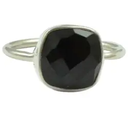 Lovegem подлинное кольцо из черного камня 925 пробы, Размер: 6,75, AR3333