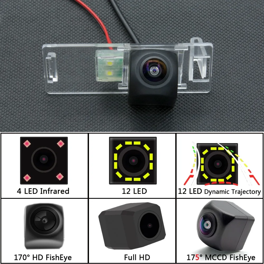 175 Degree Fisheye MCCD Backup Car Rear View Camera For Cadillac SRX