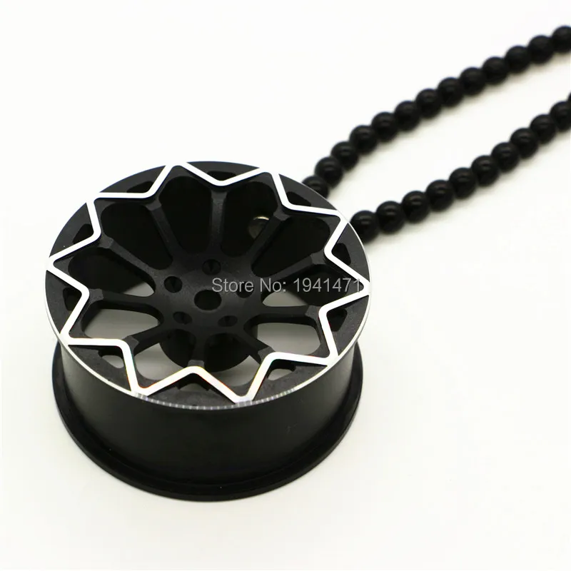 Unique Style Car Ornaments Aluminum Colored Decorative Wheel Pendant