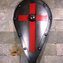 Европейский Средневековый Древний Римский щит воина, декоративный настенный щит, украшение дома, художественная коллекция, крестовый щит