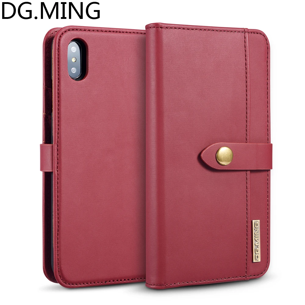 

Notepad style Card Pocket Phone Cases for iPhone XS Max Case PU Leather Split Magnetic PC Back Cover for iPhone XR XS X 10 Case
