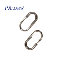 PALAEMON 100 шт./лот рыболовный разъем Овальный Сплит кольцо оснастки рыболовные аксессуары