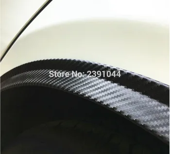 

2PCs 150cm universal carbon fiber car fender flare wheel eyebrow protector wheel Arch trim strip fit for Subaru Forester XT US-V