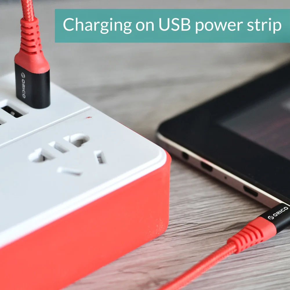  ORICO USB Typ C Kabel 3A Max Aktuelle Daten Sync Ladegerät Typ-C USB Kabel Für iphone Xiaomi Huawei
