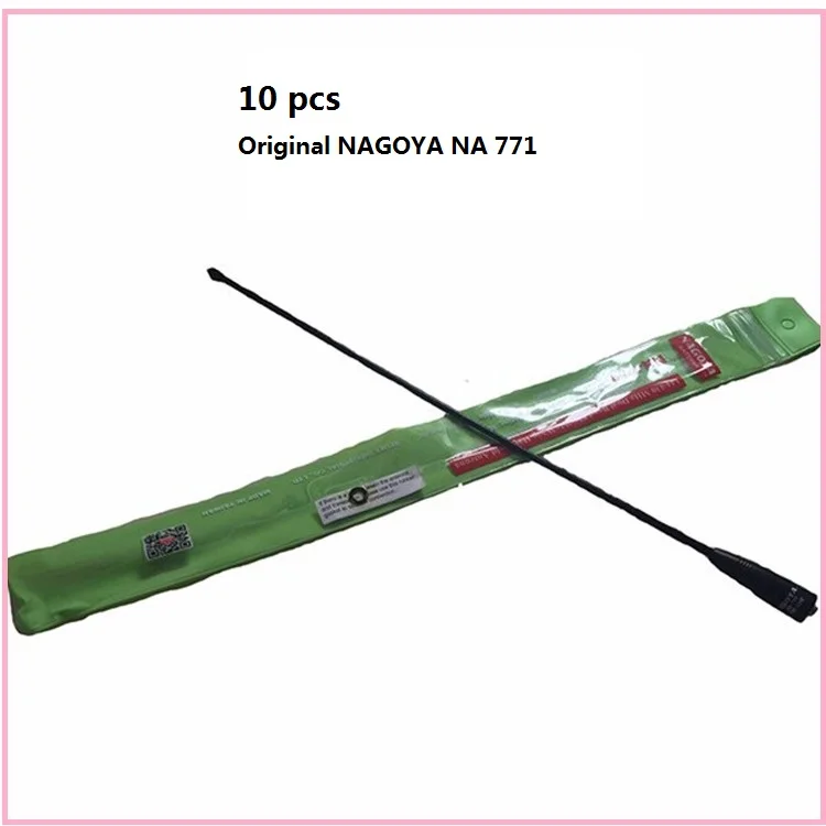 10pcs Original nagoya na-771 SMA Female 144 430Mhz Dual Band Antenna For two way radio Baofeng UV-5R uv82 TK-3107 PX-777 antenna