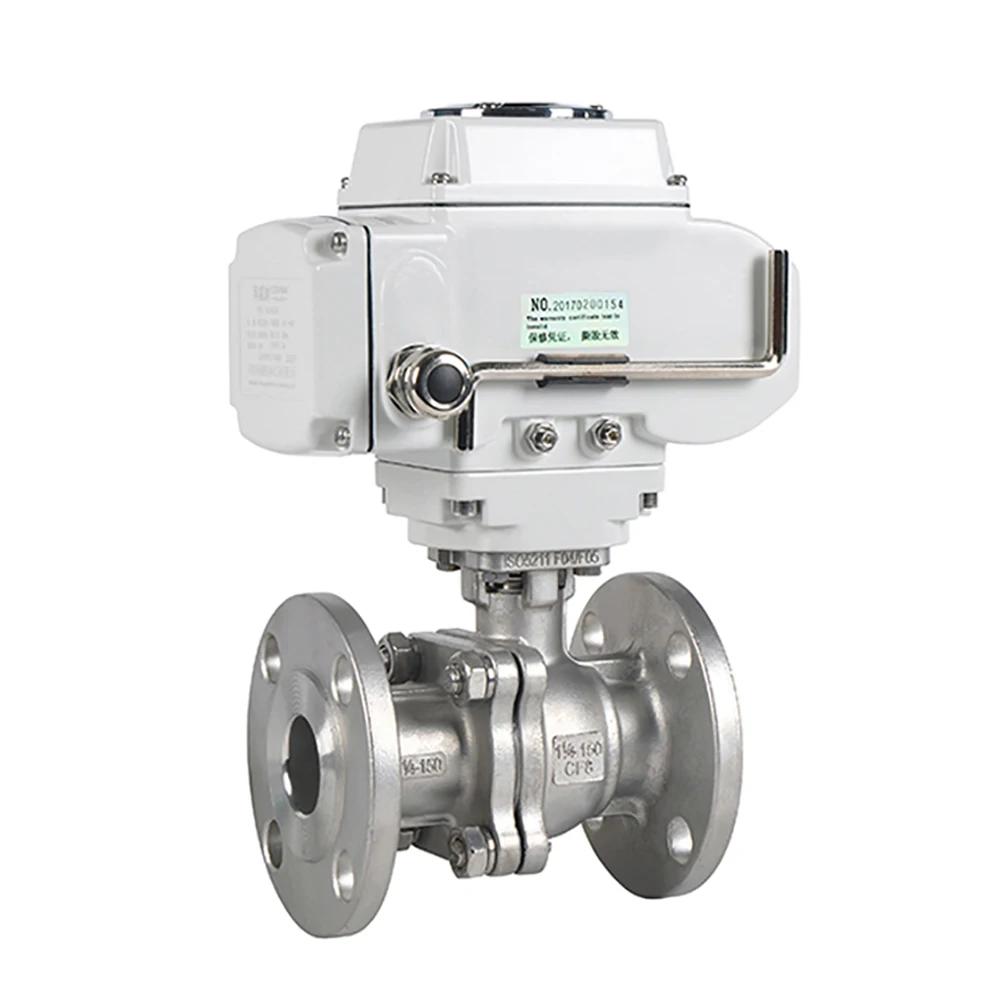 

DN150 6 inch General Purpose ON/OFF Flange Electric Actuated Ball Valve Water SS304 Stainless Steel Vavle