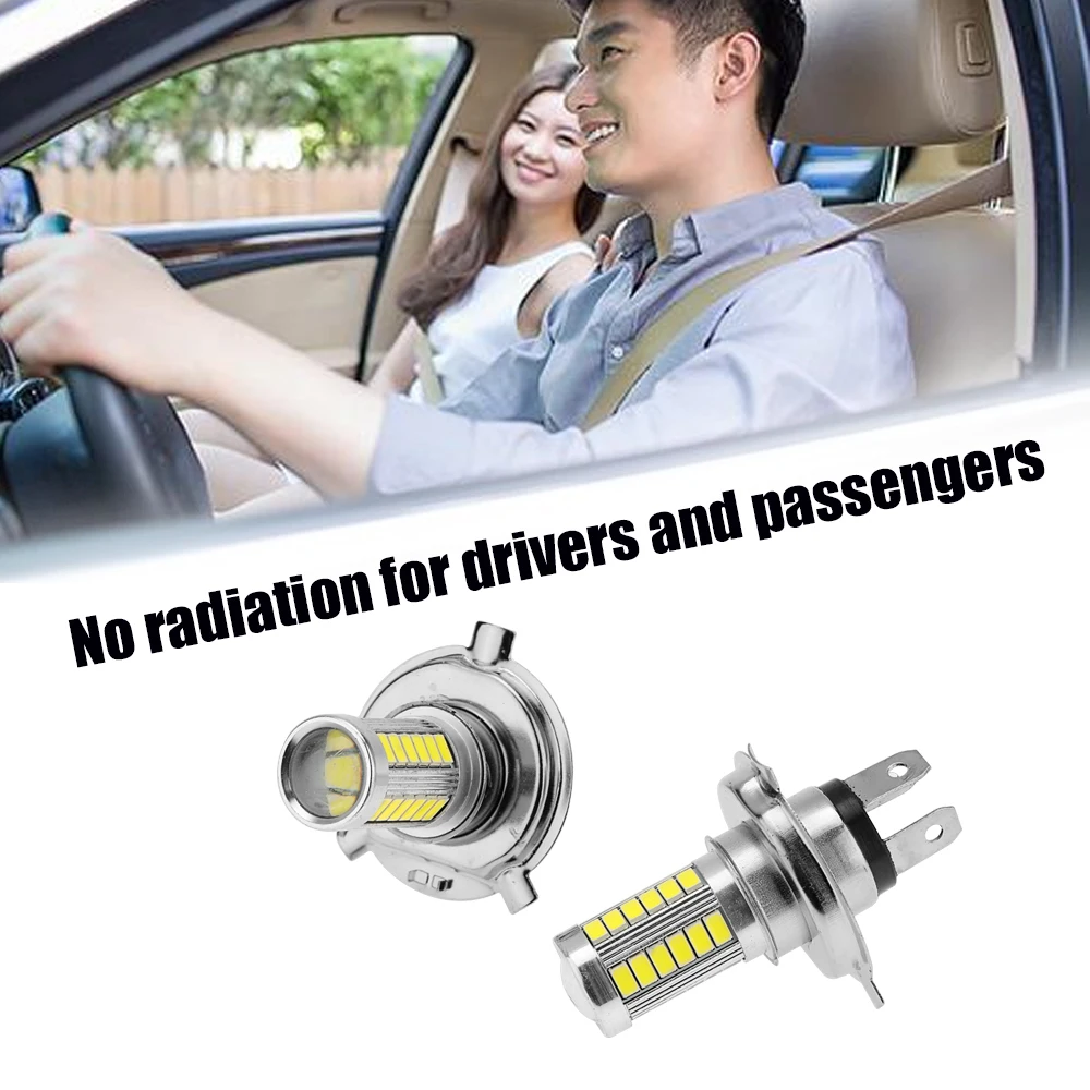 

6.6W 12V DC H4 33SMD 5630/5730 Car Motorcycle Electrombile High Bright LED Signal Light Fog Lamp Headlamp Lights of Auto
