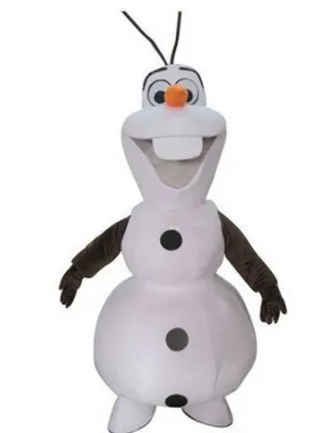

Adult New Olaf Mascot Costume Snowman Clothing Christmas Party Suit