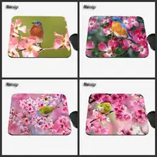 Mruige Color Flower Bird Design Mouse Pad 22*18/25*0/29*25CM Home Decoration Game Mouse Pad for Office Notebook Computer Games