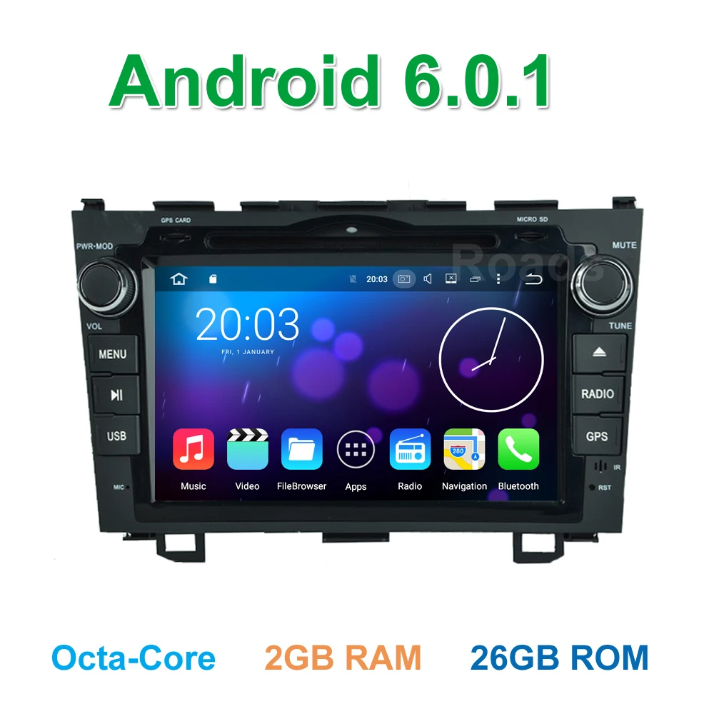 Octa Core font b Android b font 6 0 Car DVD Player for Honda CR V