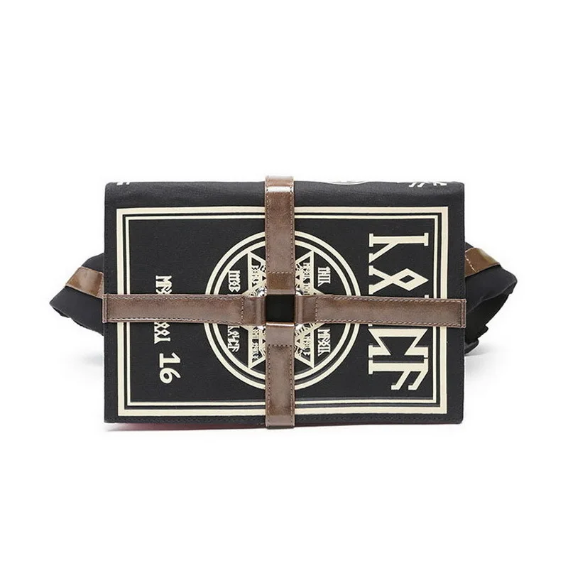 

2019 Gothic Bag Magic Book Shape Crossbody Bag Unisex Punk Designer Chest Bag Retro Women Shoulder Bag Gifts WHDV0154