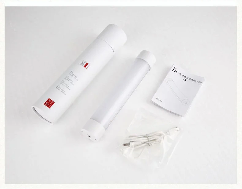 3-Pack USB перезарядка Кемпинг лампа со светодиодной трубкой Открытый Путешествия свет с магнитом Смарт ночные огни перезаряжаемые с литиевой батареей