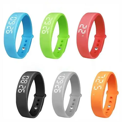 

Wrist Sport Fitness Watch Bracelet Display Sports Tracker Digital LCD Walking Pedometer Run Step Calorie Counter WristBand Gift