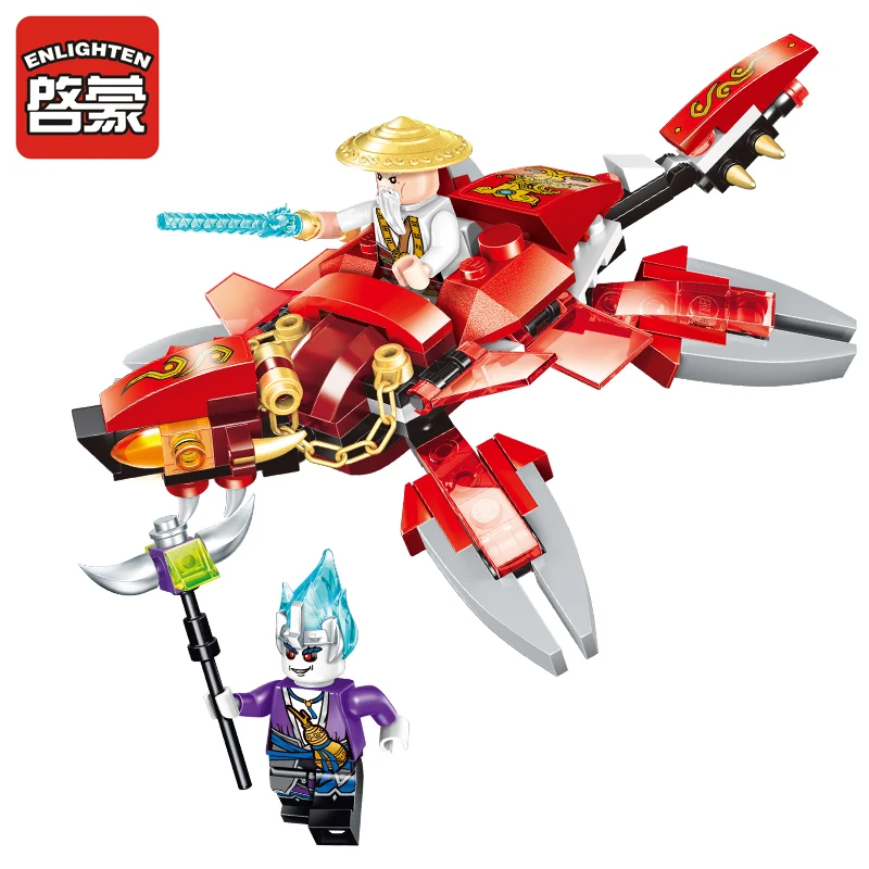 

2017 NEW Enlighten 2201 146pcs Creation Of The Gods Basaltic Spacecraft Building Block Brick Toys For Children