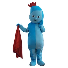 Маскарадные костюмы сад ребенка костюм талисмана Iggle Piggle& восходящая Маргаритка талисман взрослого сад ребенка костюм талисмана