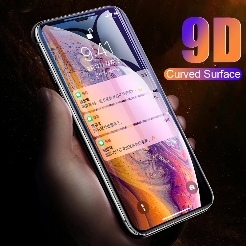 Новое 9D закаленное стекло для iphone 6 6s 7 8 Plus стекло для iphone 6s 7 8 aphone i Защитная пленка для экрана телефона 9 H