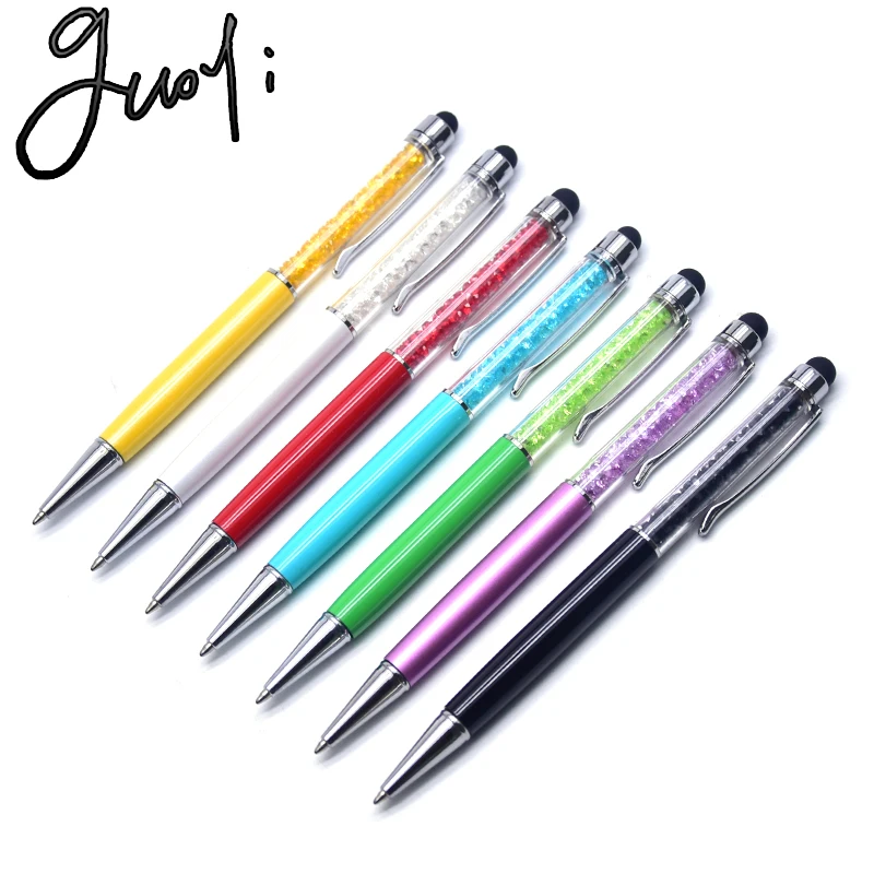 

free shipping Guoyi D070 crystal pen. Crystal ball-point pen. Learning stationery office gift DIY stylus pen School Supplies