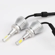 Led 880/881 H27 Xenon White 6000K Car LED Headlights Conversion Lamp Kit External Light Headlamp Universal Fit Car Led Bulb