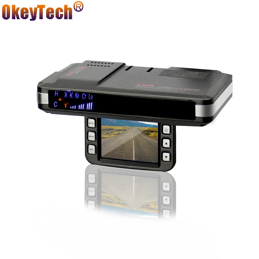 OkeyTech антирадары радар детекторы 2 в 1 Автомобильный видеорегистратор gps камера
