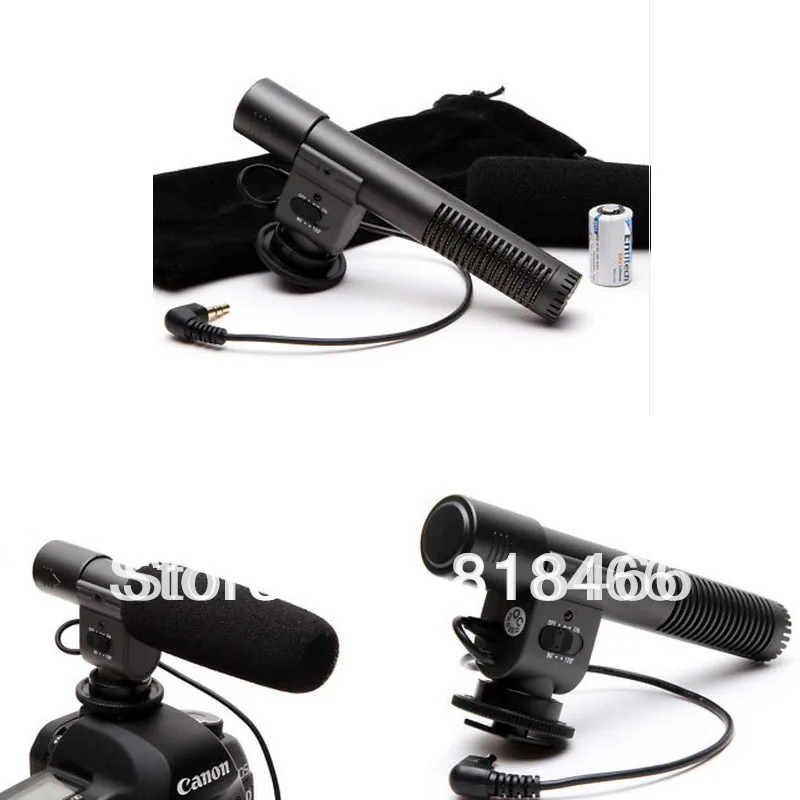 Микрофон SG 108 Короткий пистолет микрофон видео для Canon 5D Mark II 7D 60D T3i 50d 60d 70d nikon d3100