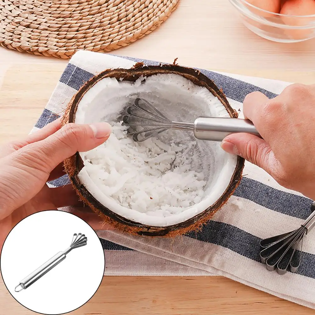 

Coconut Meat Slicer Fish Scale Scraper Removal Knife Fruit Vegetable Grater Tool Useful