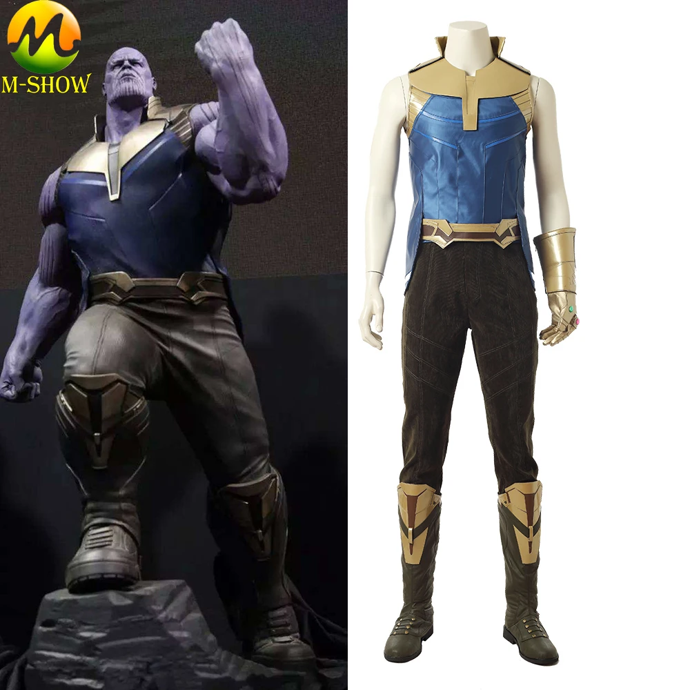 

Thanos Cosplay Costume Avengers Infinity War Thanos Cosplay Full Set Adult Men Cosplay Costume For Carnival Party