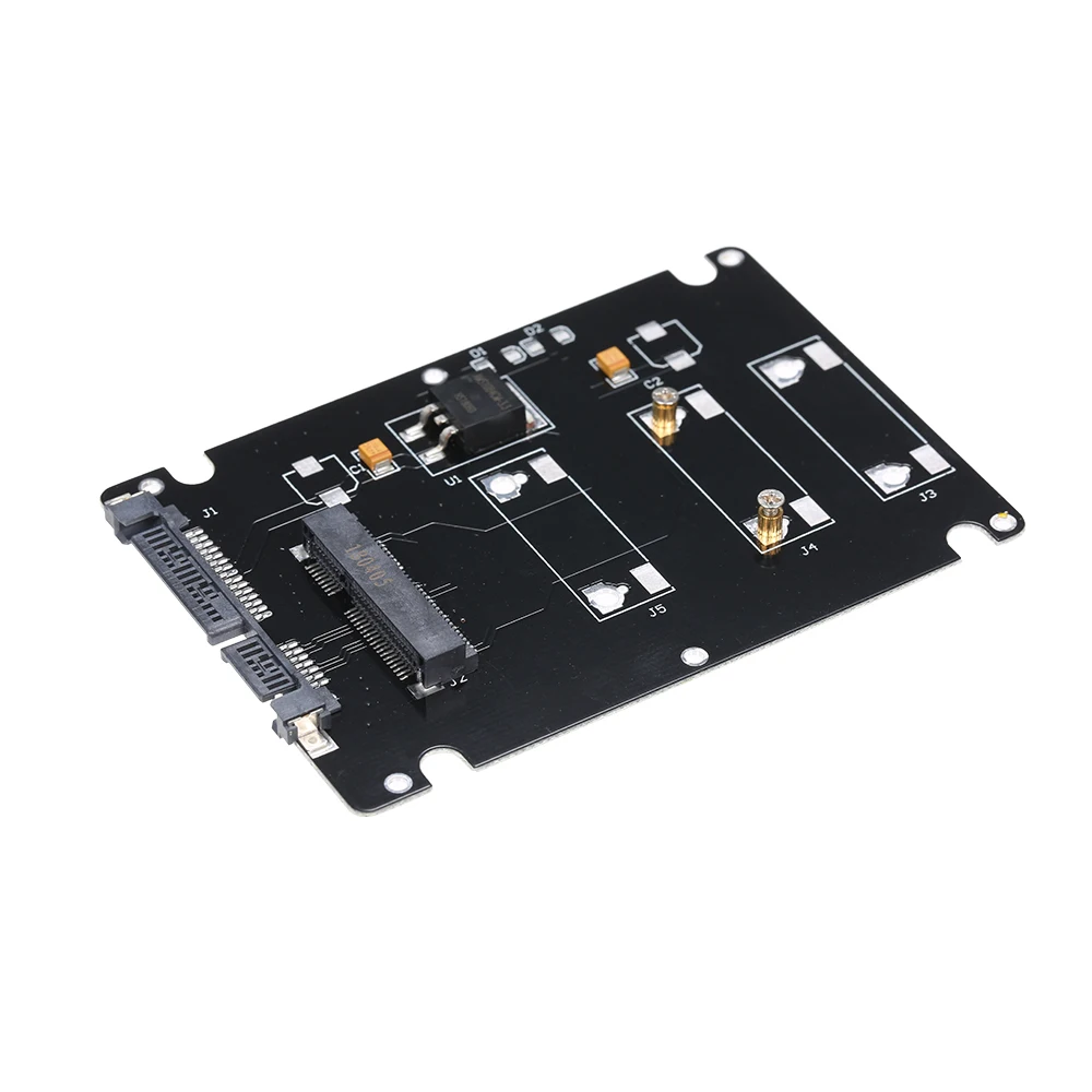 

mSATA to SATA Enclosure mSATA to 2.5 SATA Adapter SSD Hard Drive Converter to SATA 3.0 Card with Case