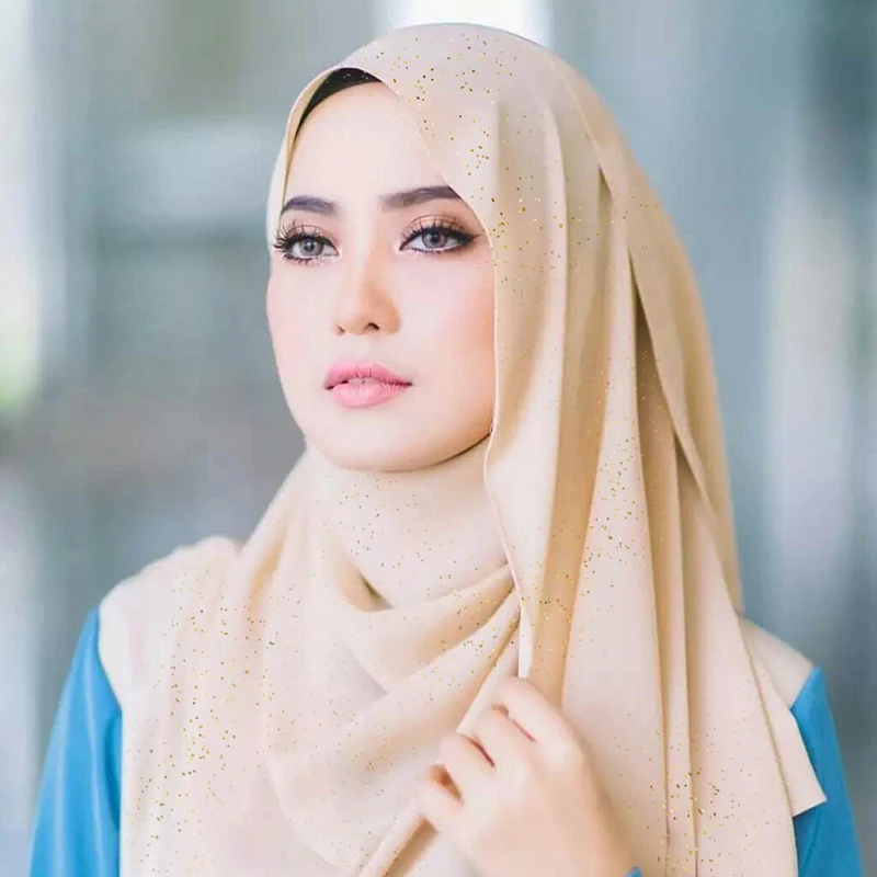 

Fsahion Shimmer Veils hijab Scarf Crinkle Shawls Muslim Wrap Hijab Women Scarves Shawls Islamic Head Scarves